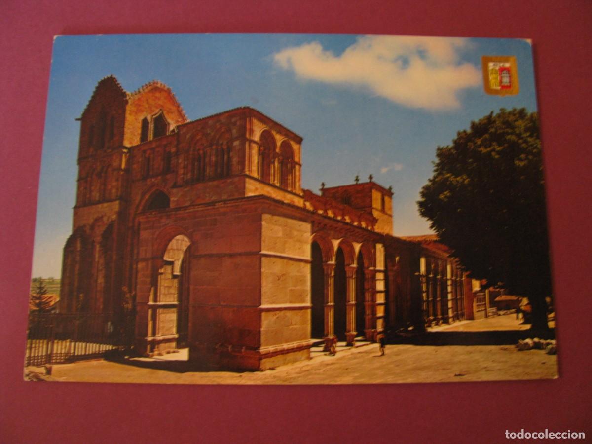 Postales: POSTAL DE AVILA. BASILICA DE SAN VICENTE. DOMINGUEZ 13. CIRCULADA