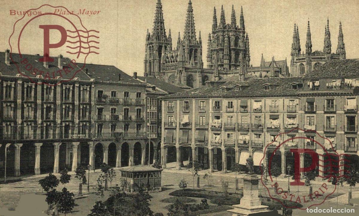 Postales: BURGOS. Plaza Mayor. CASTILLA Y LE&Oacute;N. ESPA&Ntilde;A ESPAGNE