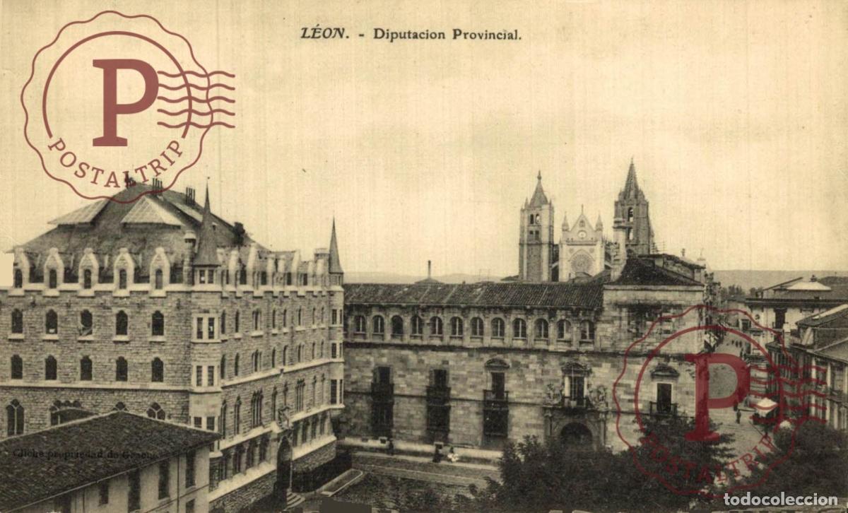 Postales: LEON. Diputaci&oacute;n Provincial. CASTILLA Y LE&Oacute;N. ESPA&Ntilde;A ESPAGNE SPAIN