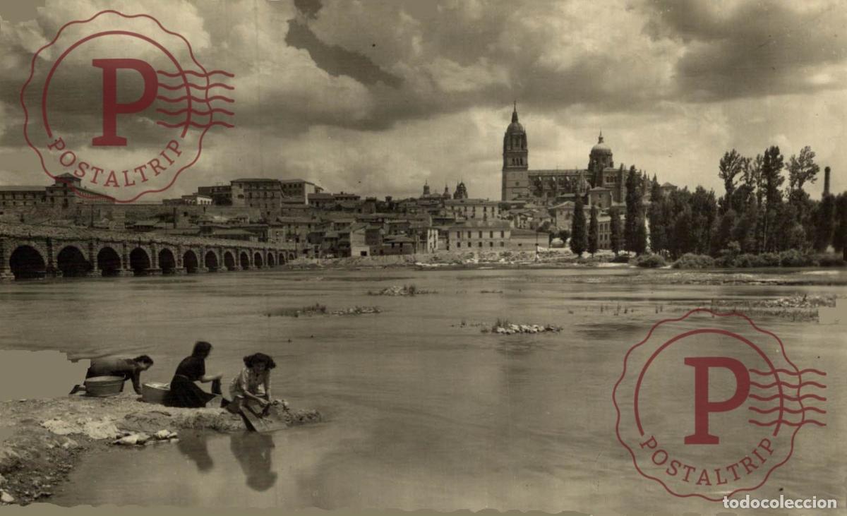 Postales: SALAMANCA. Puente Romano Y Catedrales. CASTILLA Y LE&Oacute;N. ESPA&Ntilde;A ESPAGNE SPAIN