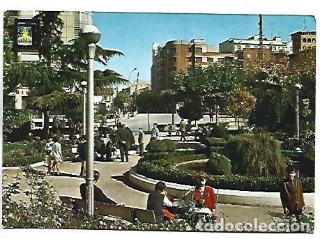 Postales: PLAZA DE PRIM. JARDINES.- MIRANDA DE EBRO / BURGOS