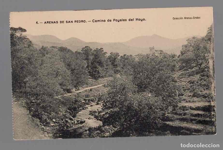 Postales: TARJETA POSTAL AVILA ARENAS DE SAN PEDRO CAMINO DE POYALES DEL HOYO. N&ordm; 4 COLECCION ARENAS-GREDOS