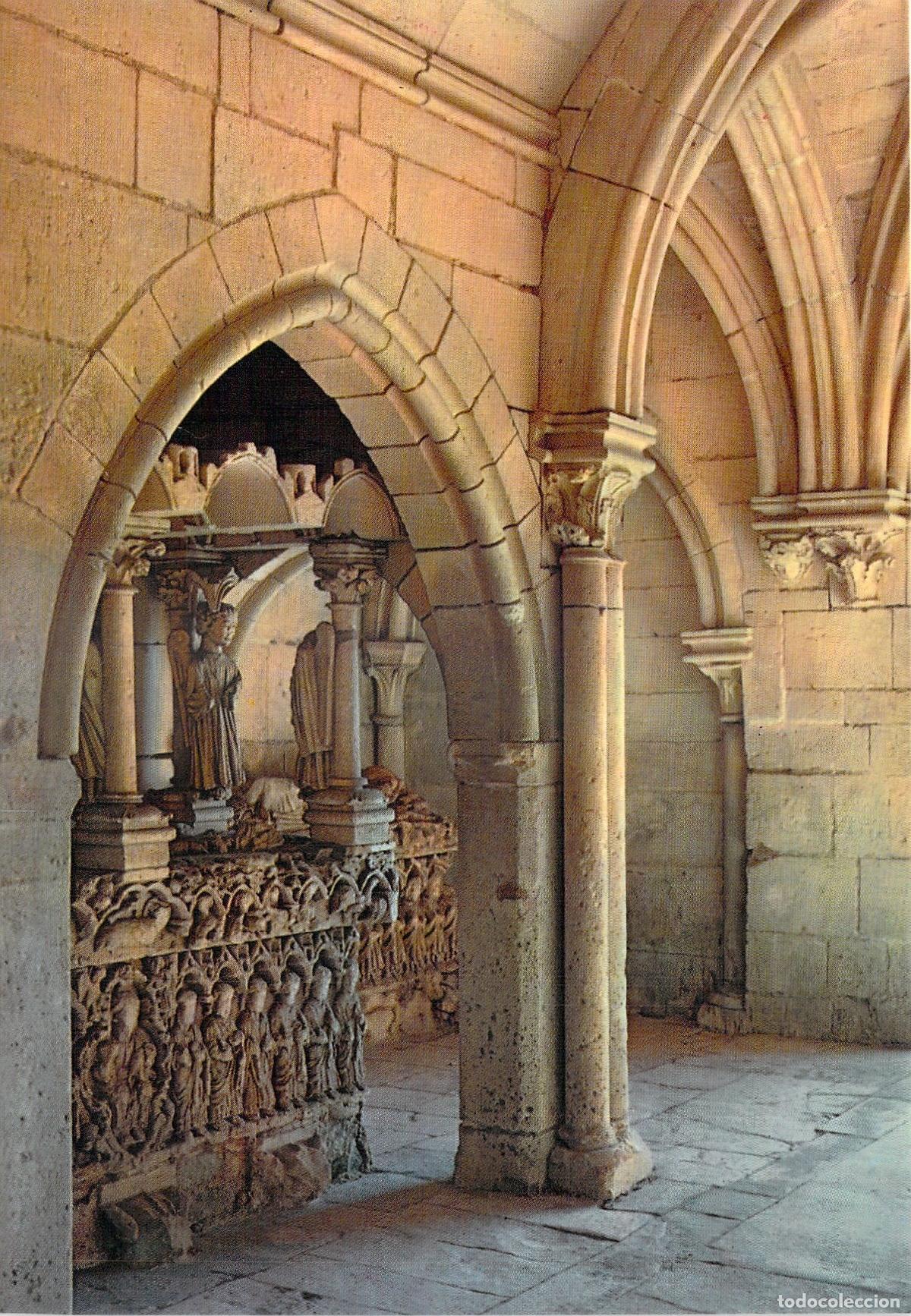 Postales: Postal del Monasterio de las Huelgas de Burgos: Sepulcros de Caballeros