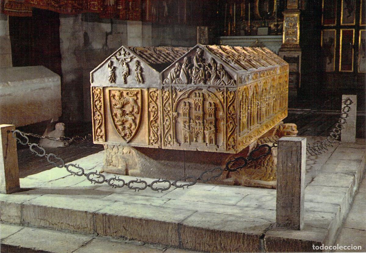 Postales: Postal de Burgos, Monasterio de las Huelgas, Sepulcros Reales