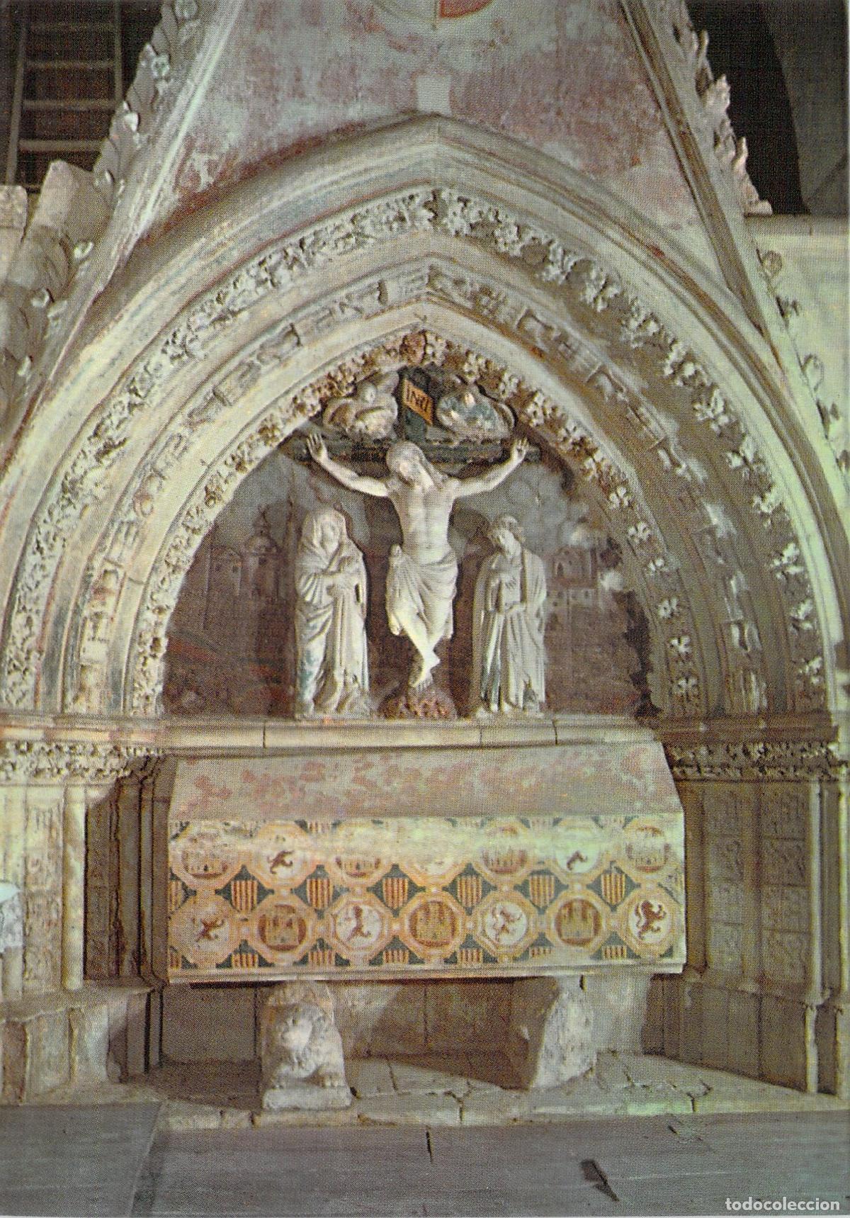 Postales: Postal del Monasterio de las Huelgas en Burgos, Sepulcro de Fernando de la Cerda