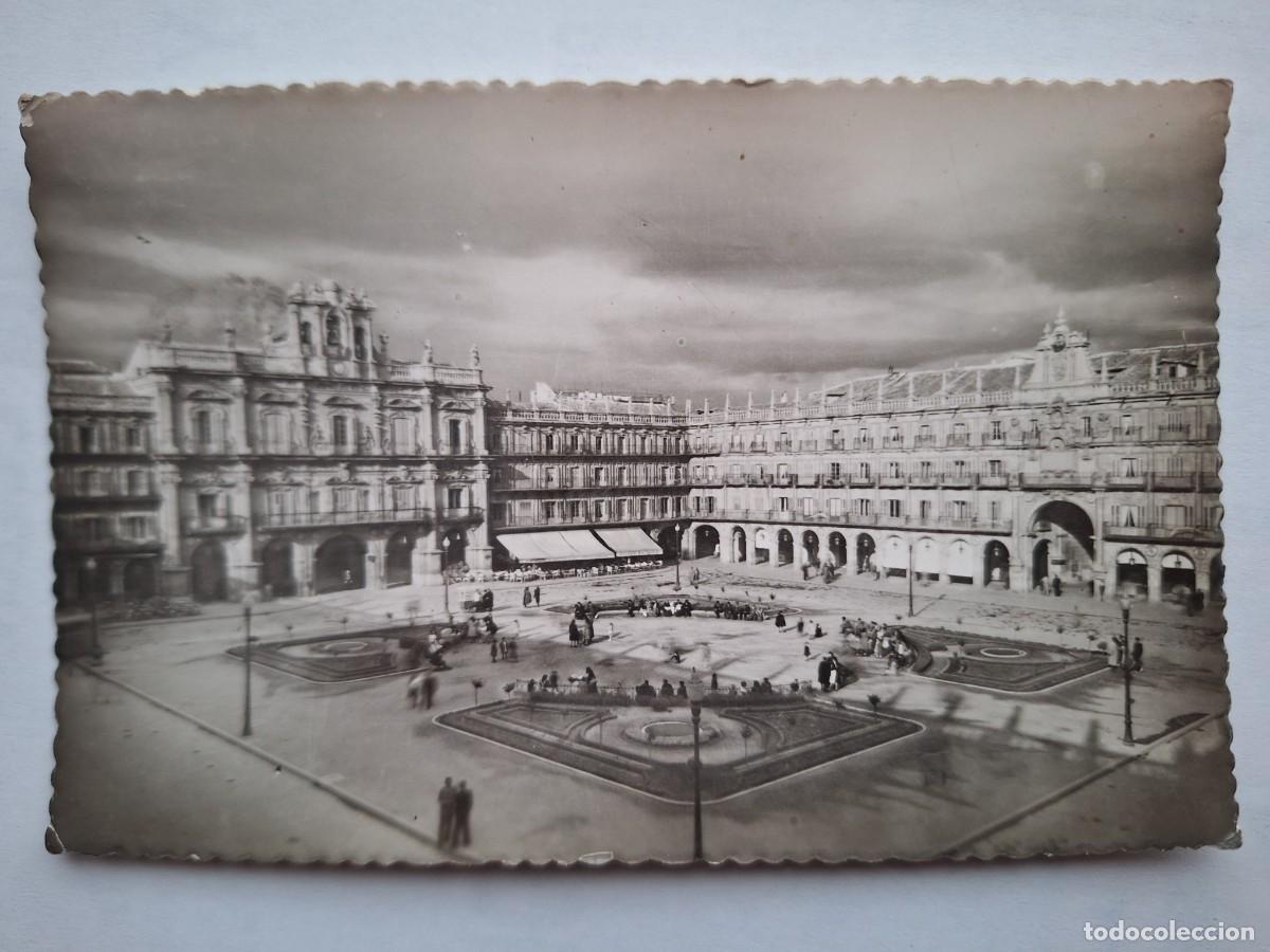 Postales: ANTIGUA POSTAL SALAMANCA PLAZA MAYOR RV 2969