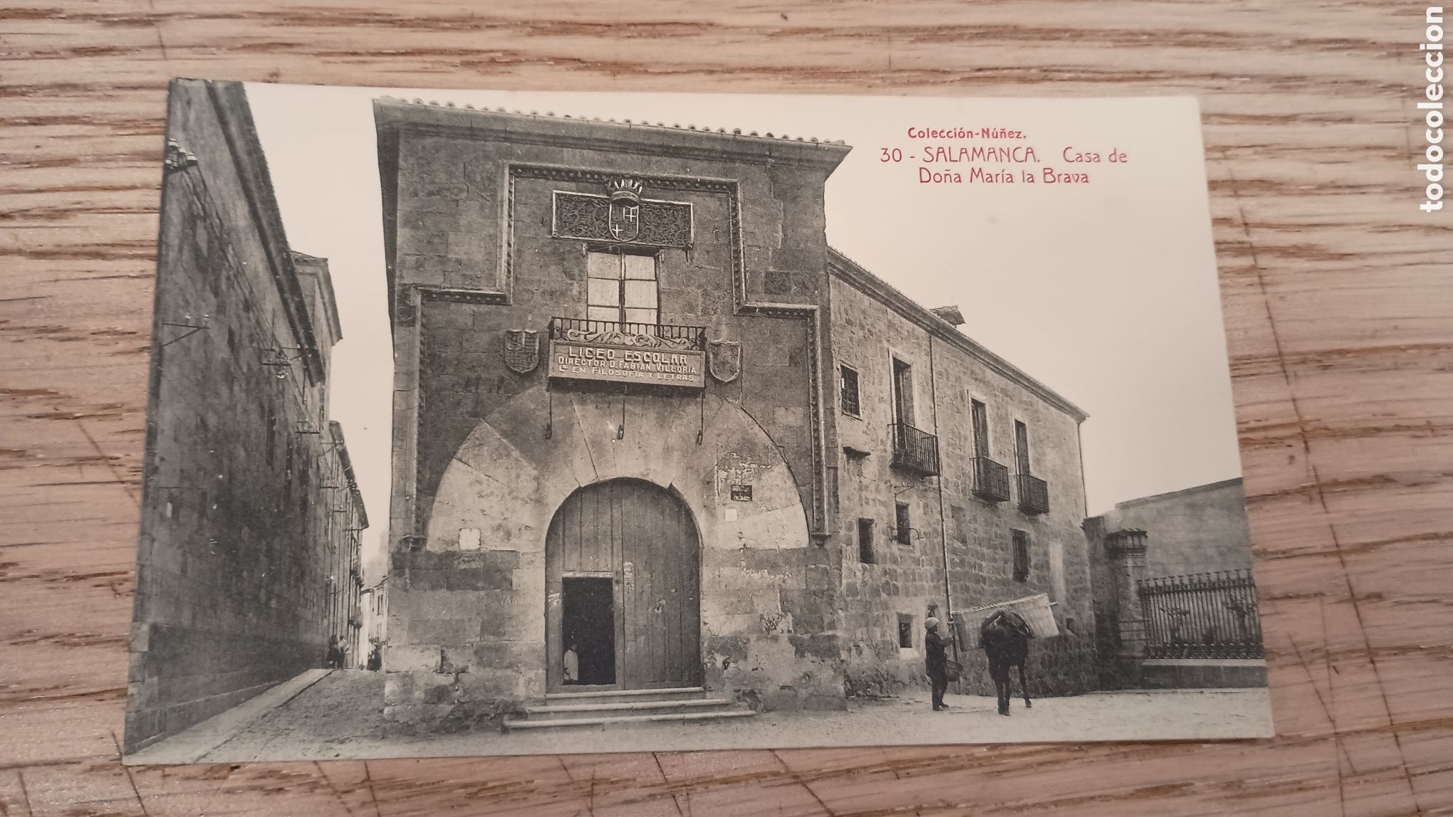 Postales: SALAMANCA - CASA DE DO&Ntilde;A MAR&Iacute;A LA BRAVA - COLECCI&Oacute;N N&Uacute;&Ntilde;EZ