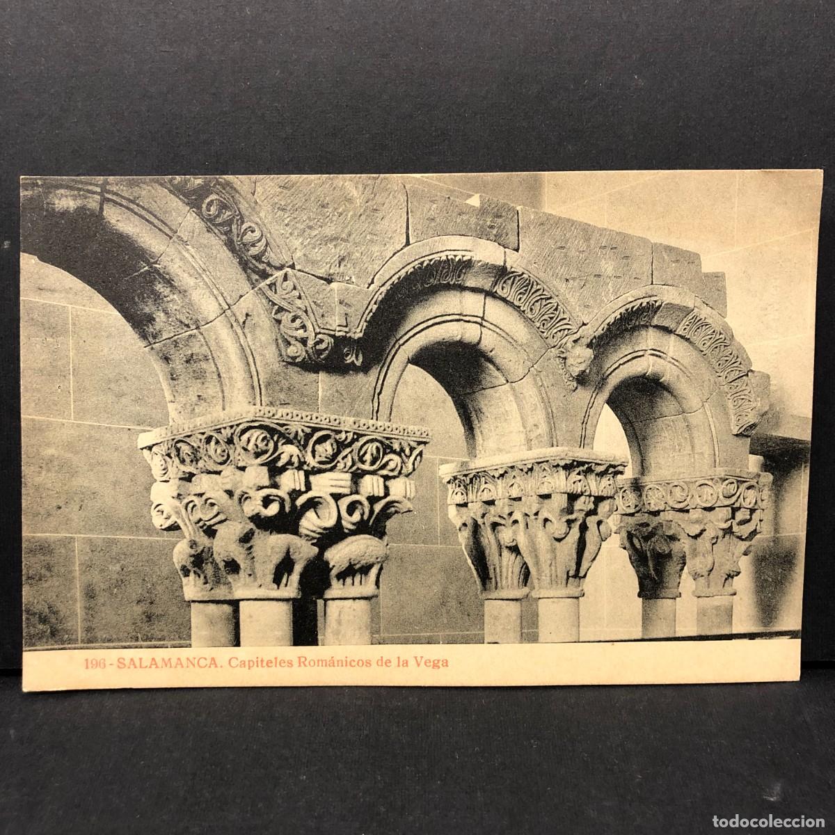 Postales: SALAMANCA - CAPITELES ROM&Aacute;NICOS DE LA VEGA - THOMAS - 196 - POSTAL / 3356