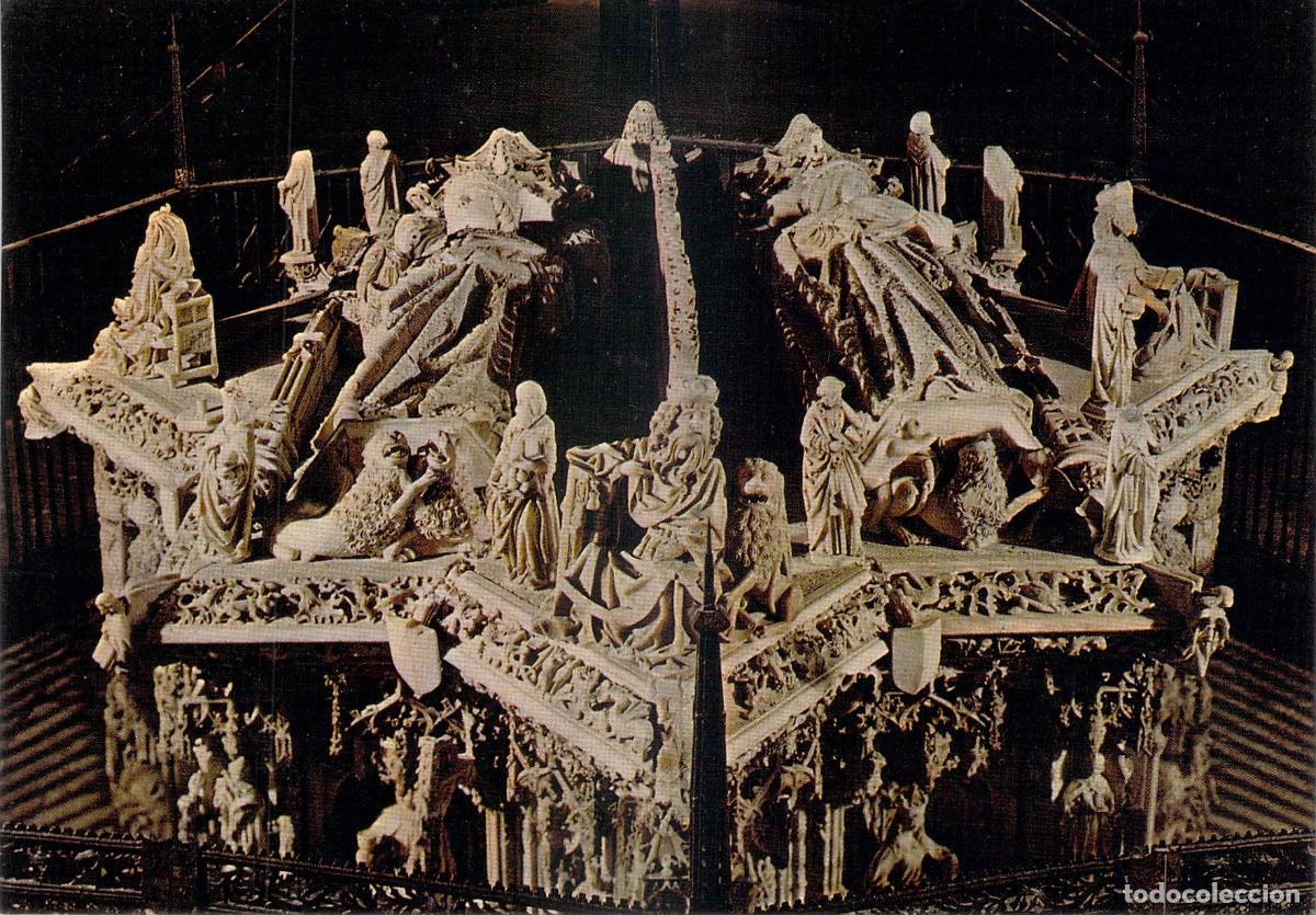 Postales: Postal de la Cartuja de Miraflores en Burgos: Sepulcro de los Reyes