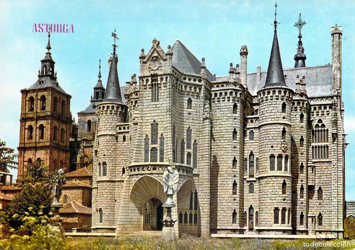 Postales: Postal del Palacio de Gaud&iacute; en Astorga, Le&oacute;n