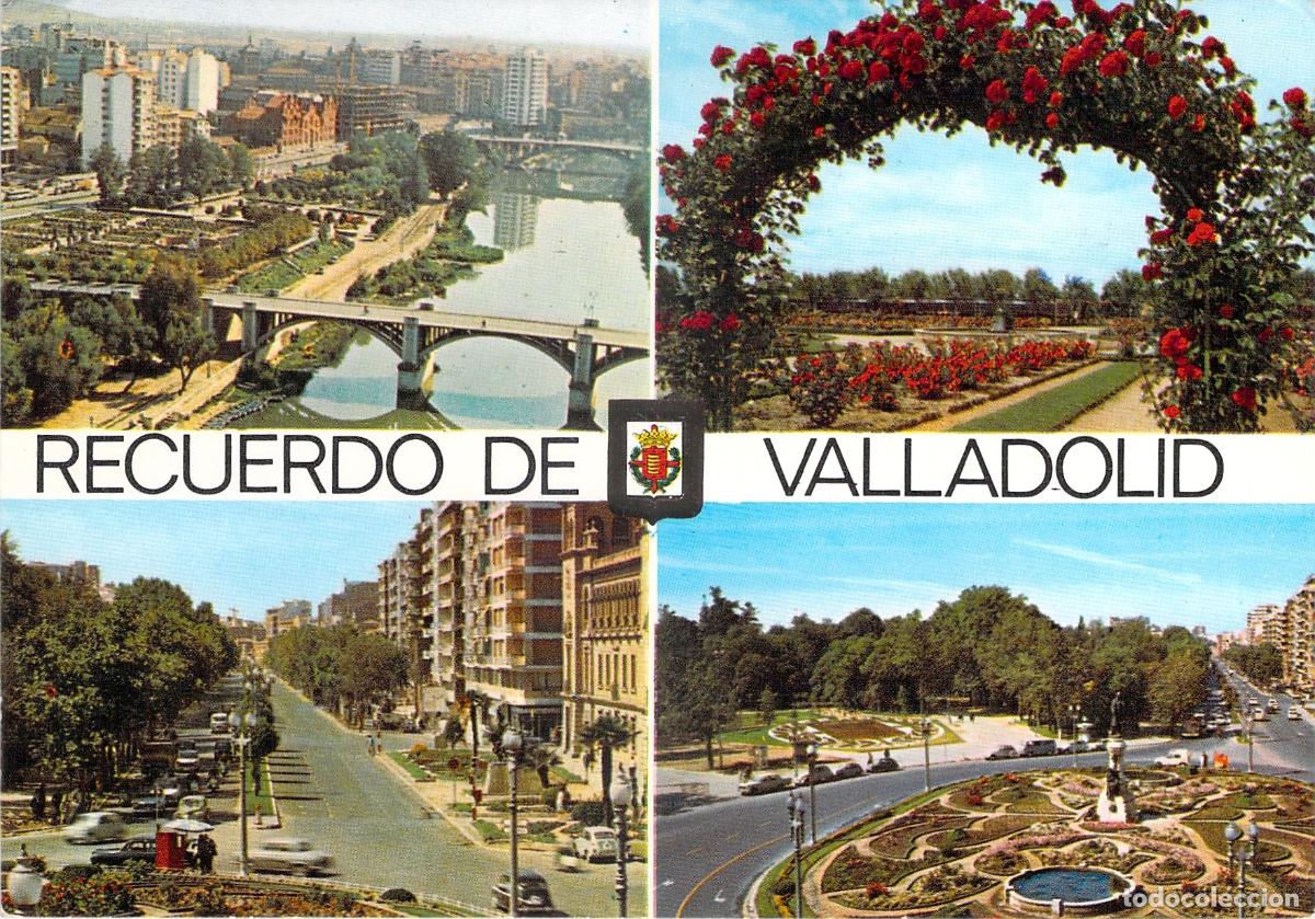 Postales: Postal de Valladolid, vistas panor&aacute;micas de la ciudad