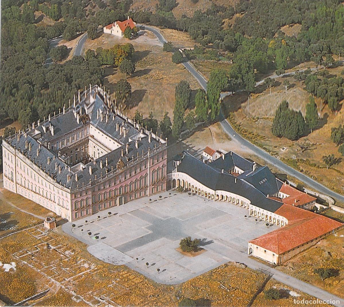 Postales: Postal de Segovia, Palacio de Riofrio vista a&eacute;rea