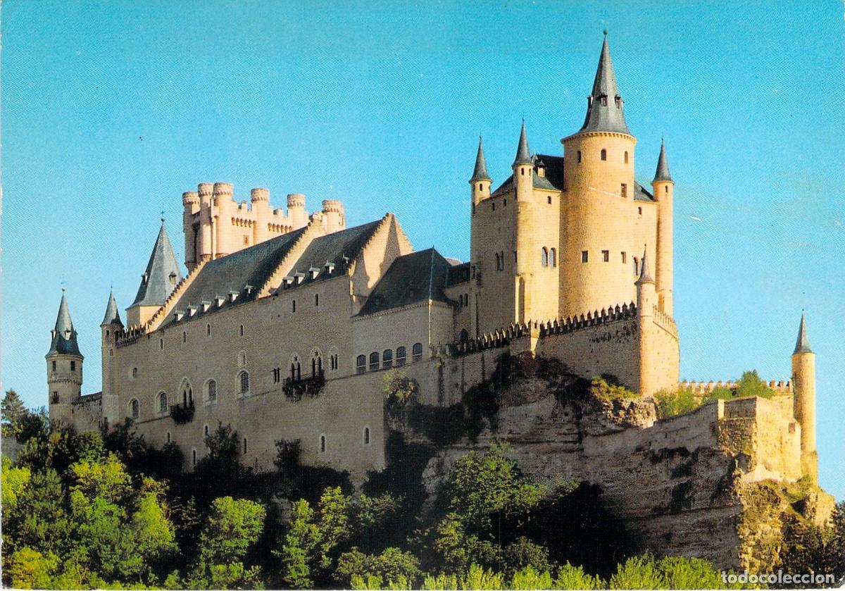 Postales: Postal del Alc&aacute;zar de Segovia