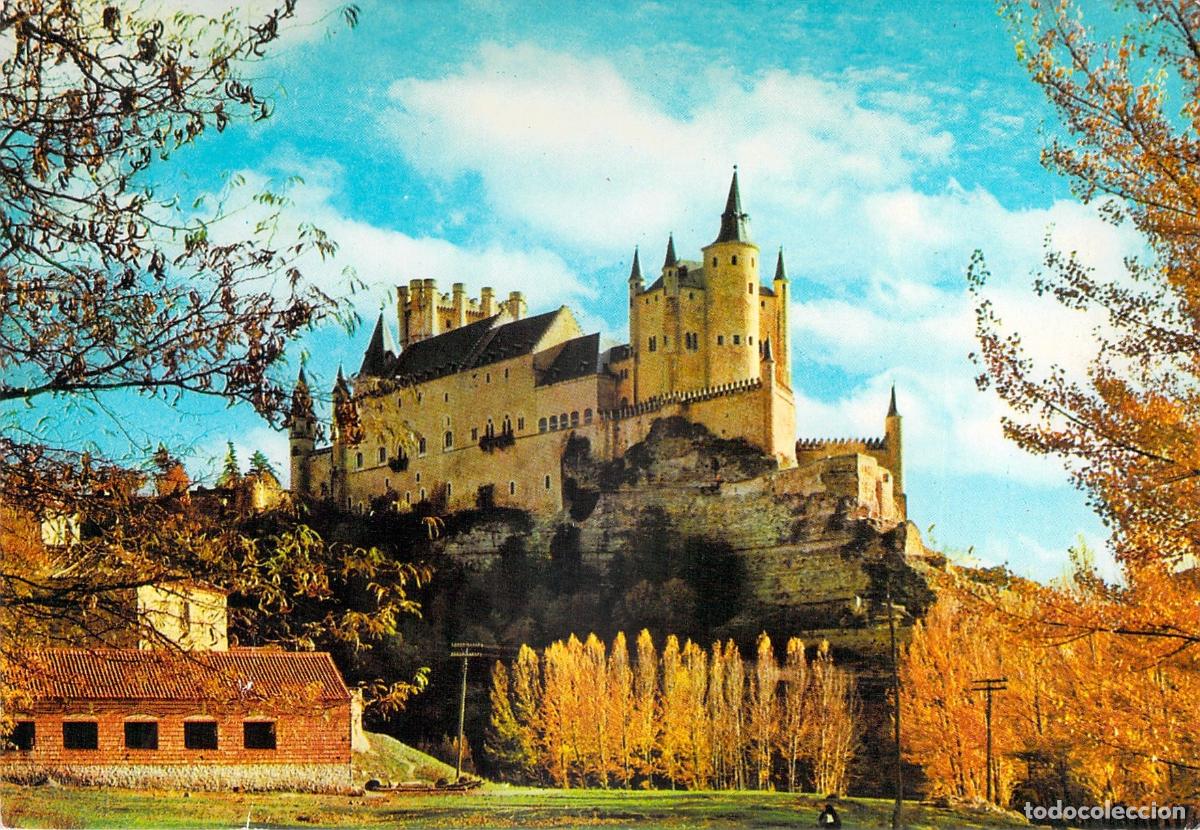 Postales: Postal de los alrededores del Alc&aacute;zar de Segovia