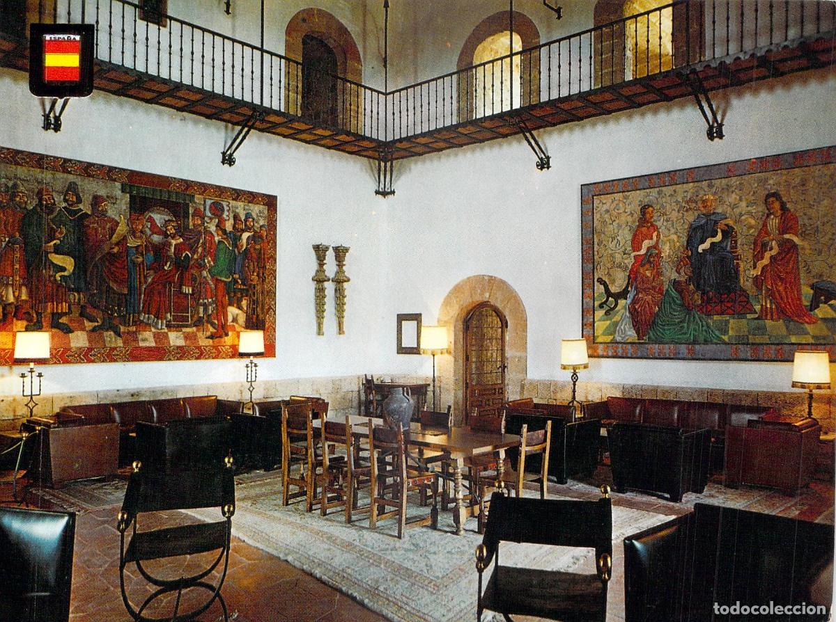 Postales: Postal del interior del Parador Nacional de Benavente, Zamora