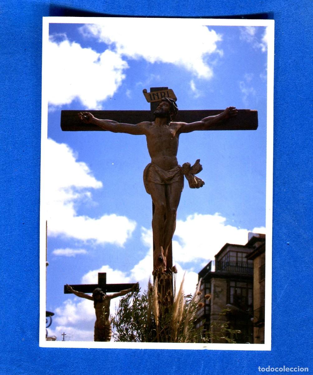 Postales: POSTAL SIN CIRCULAR SEMANA SANTA VALLADOLID 13 DIOS MIO PORQUE ME HAS ABANDONADO EDITA JUNTA SEMANA