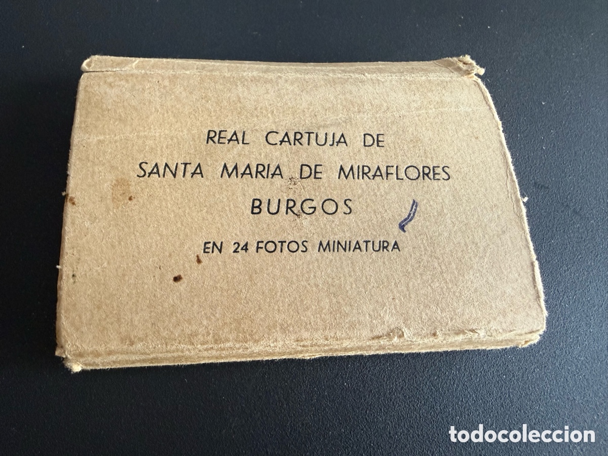 Postales: 24 Fotos Miniaturas. Real Cartuja de Santa Mar&iacute;a de Miraflores. BURGOS