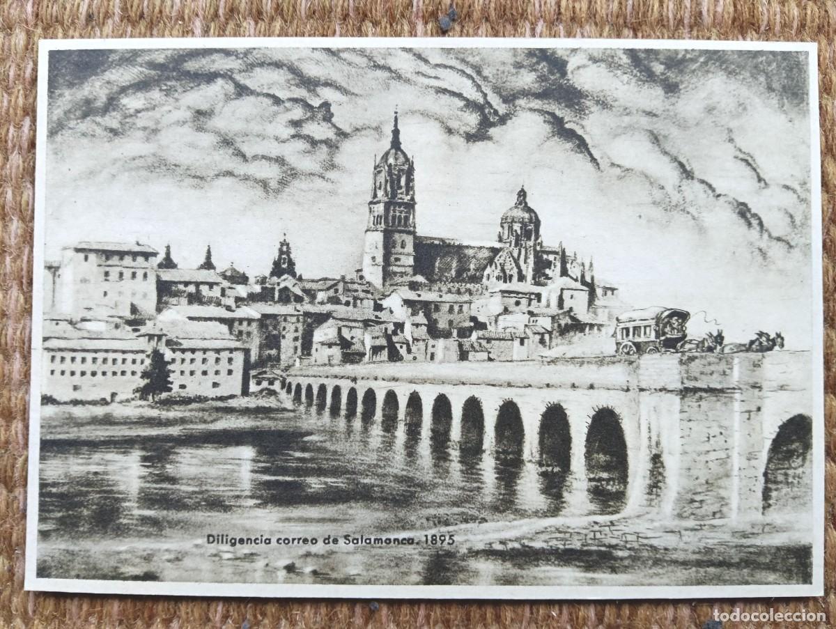 Postales: DILIGENCIA CORREO DE SALAMANCA 1895