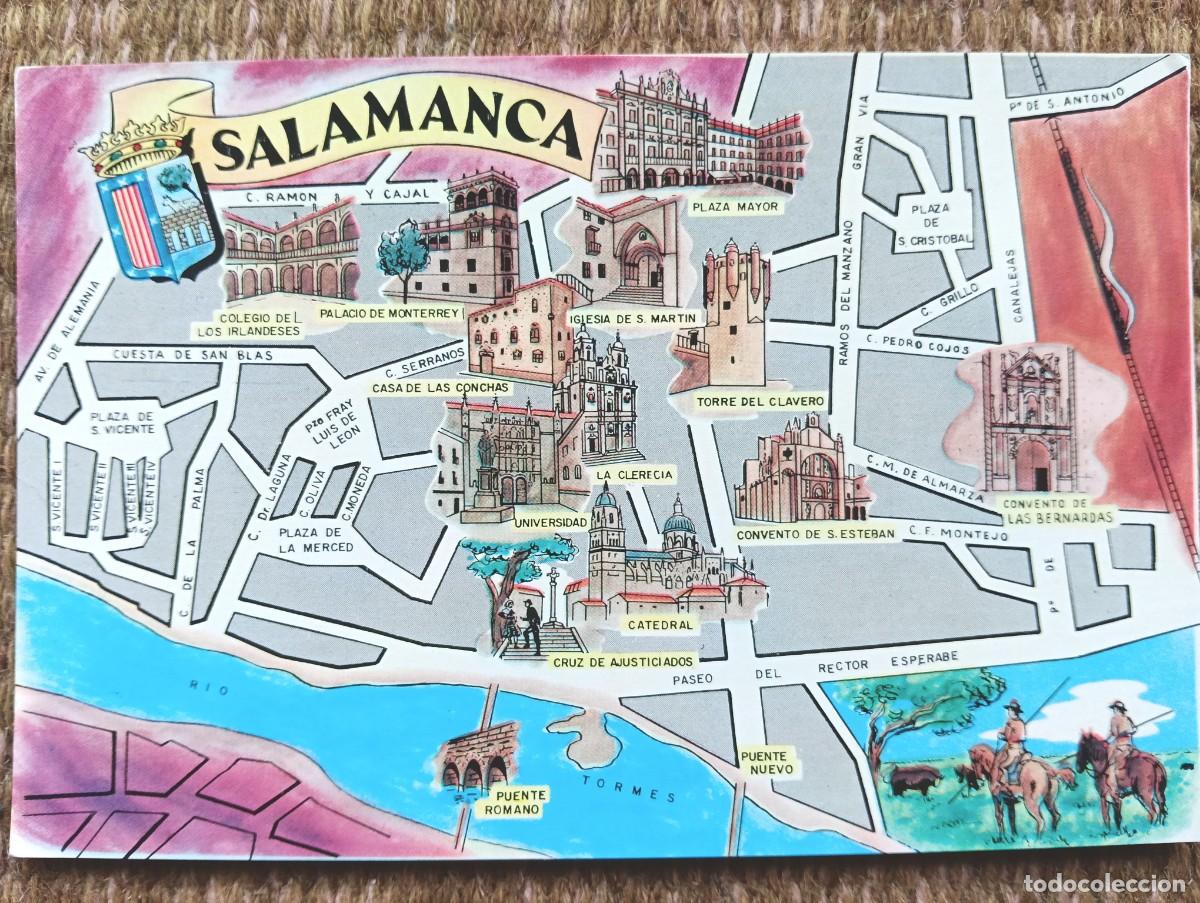 Postales: SALAMANCA - PLANO - MAPA - ED. FRESMO