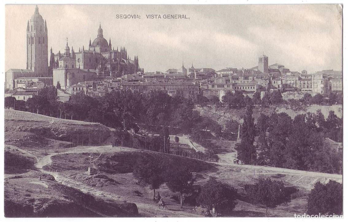 Postales: Segovia: Vista General. Hauser y Menet. No circulada (A&ntilde;os 10)