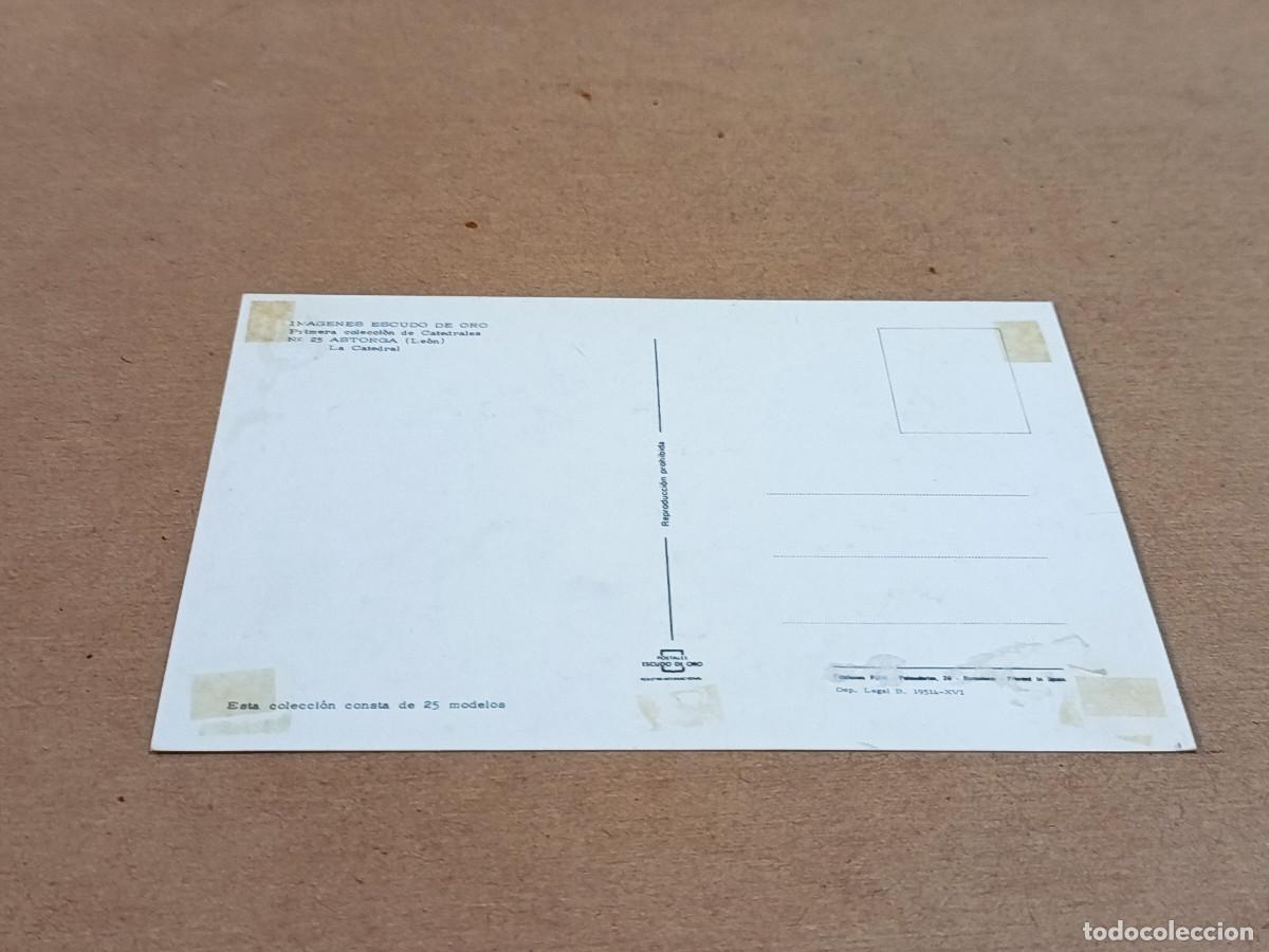Postales: LE&Oacute;N - POSTAL ASTORGA - LA CATEDRAL - Foto 2