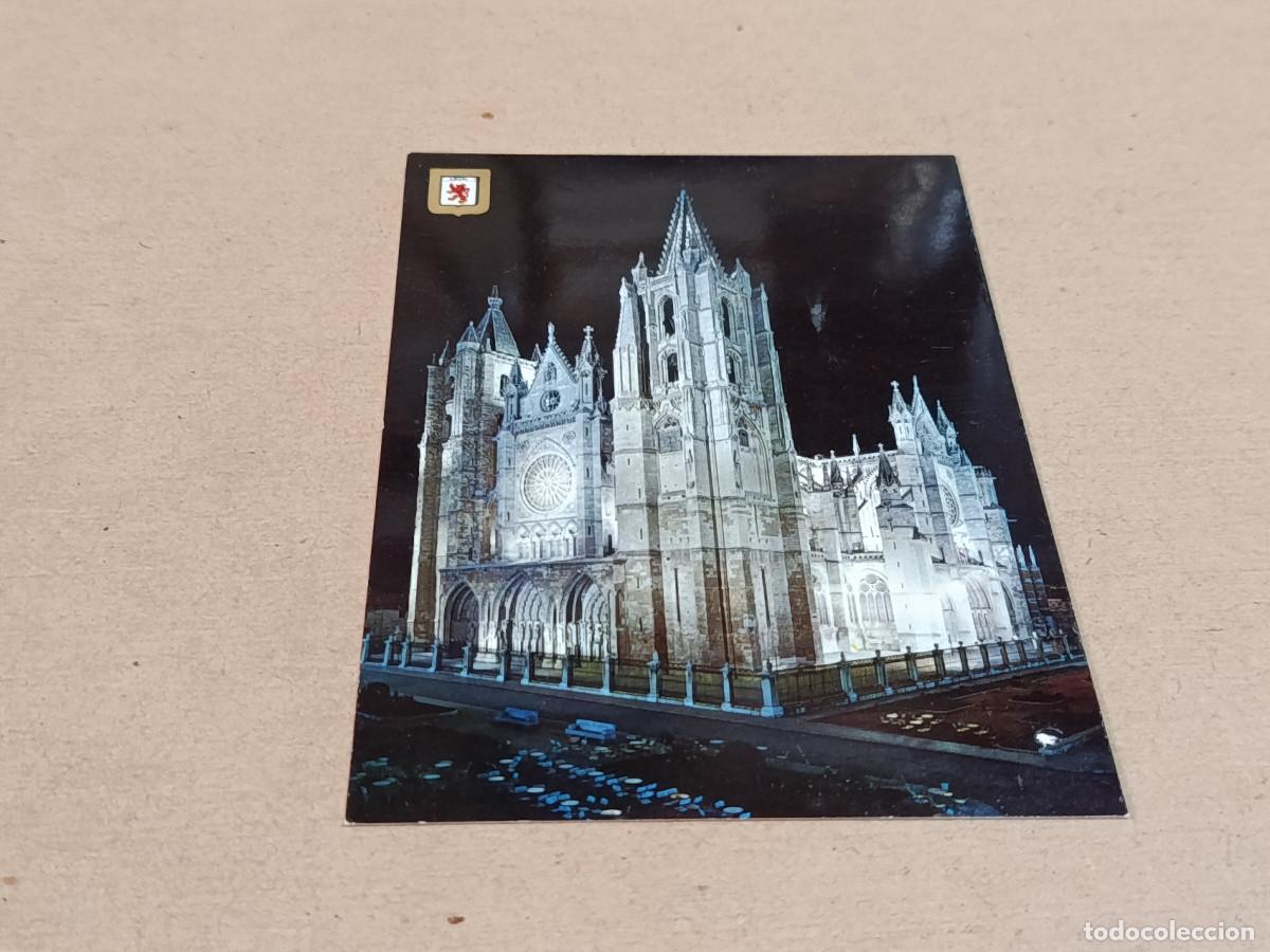 Postales: LE&Oacute;N - POSTAL LE&Oacute;N - LA CATEDRAL - VISTA NOCTURNA
