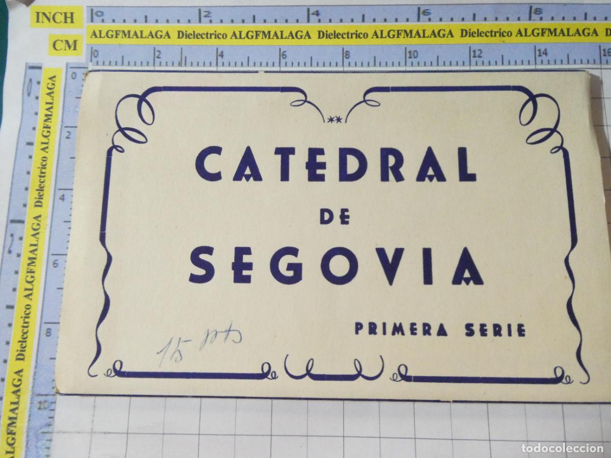 Postales: LIBRITO ACORDE&Oacute;N DE 10 POSTALES DE LA CATEDRAL DE SEGOVIA A&Ntilde;OS 30 50. PRIMERA SERIE HELIOTIPIA. 2800