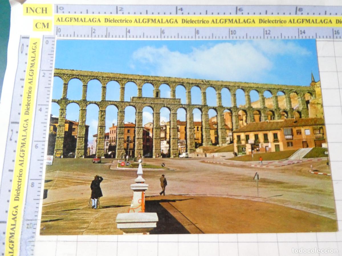 Postales: POSTAL DE SEGOVIA. A&Ntilde;O 1974. ACUEDUCTO ROMANO 829 RO FOTO. 2810
