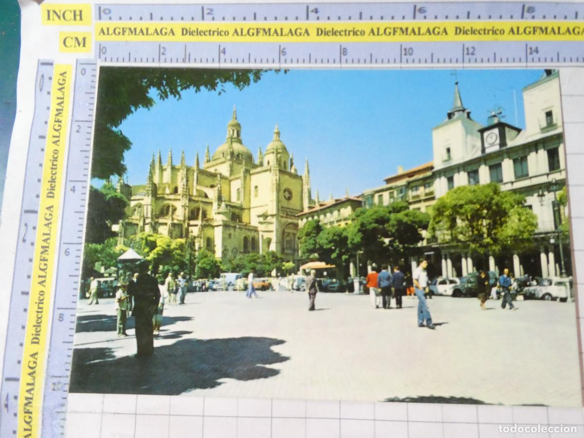Postales: POSTAL DE SEGOVIA. A&Ntilde;O 1980. CATEDRAL Y PLAZA MAYOR 833 RO FOTO. 2819