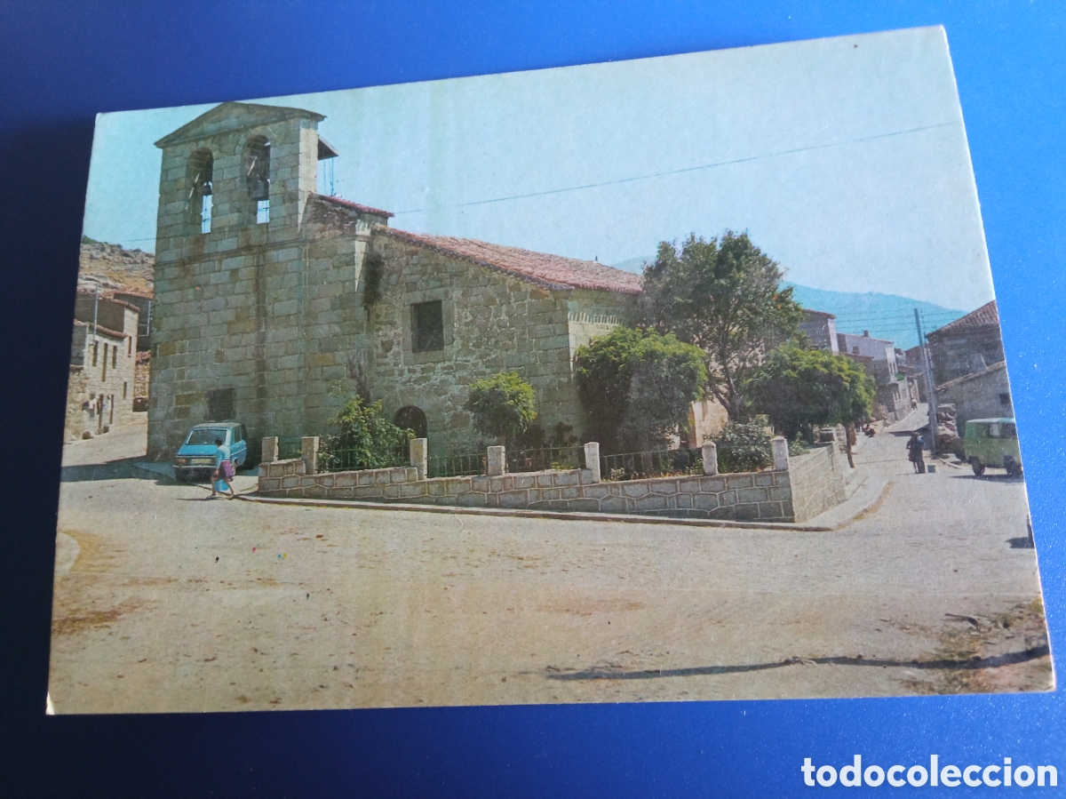Postales: Antigua postal fotogr&aacute;fica, San Juan de la Nava (Avila) Iglesia de San Juan