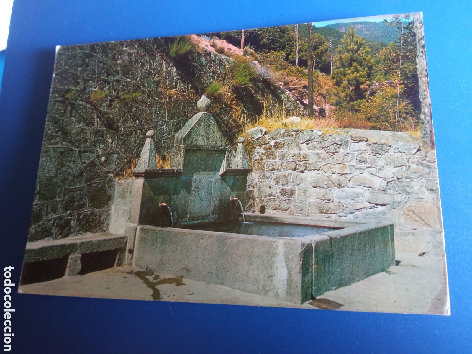 Postales: Antigua postal fotogr&aacute;fica, EL Hornillo (Avila) Fuente del Puente, 1969