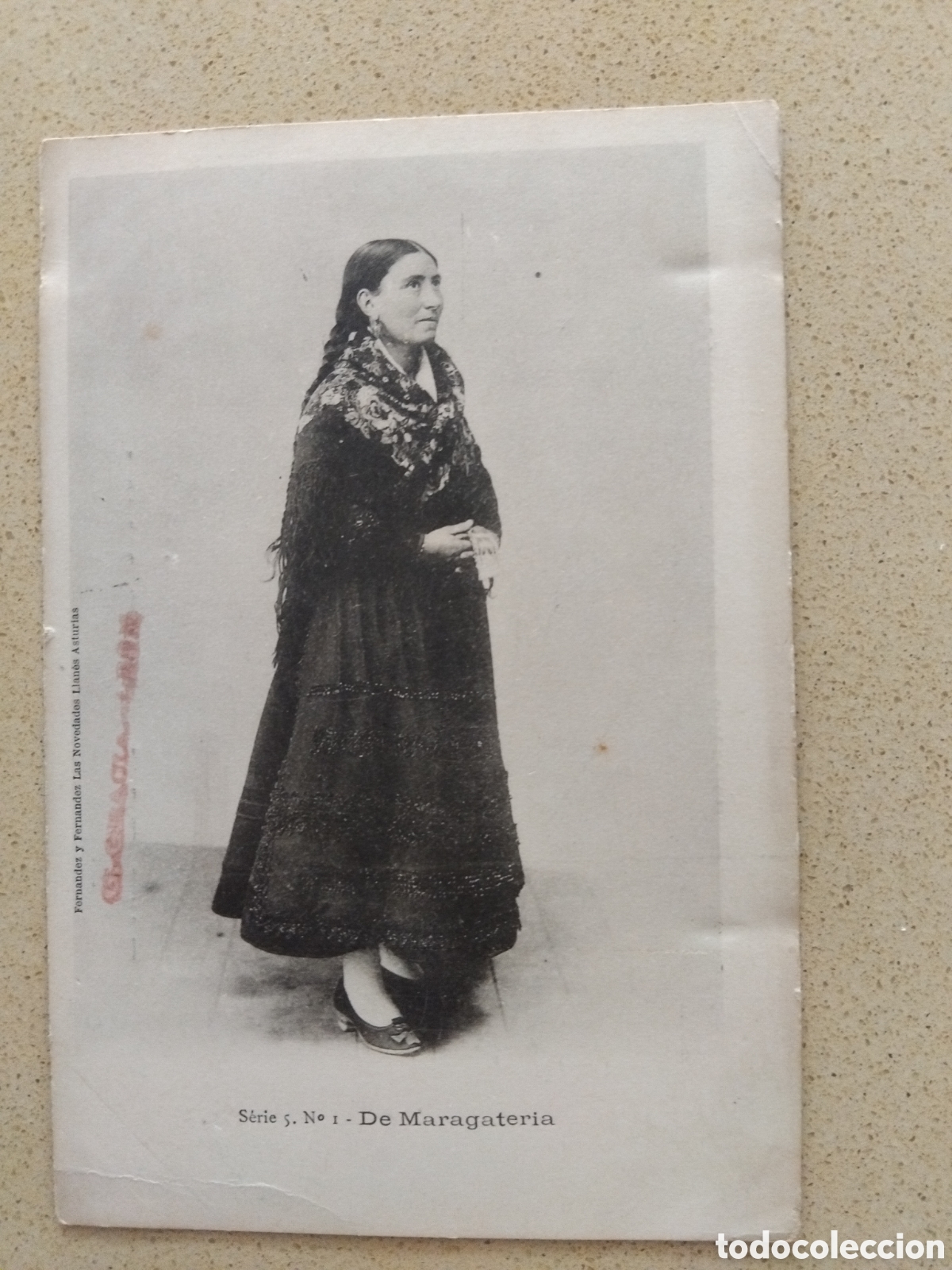 Postales: Postal traje t&iacute;pico maragata