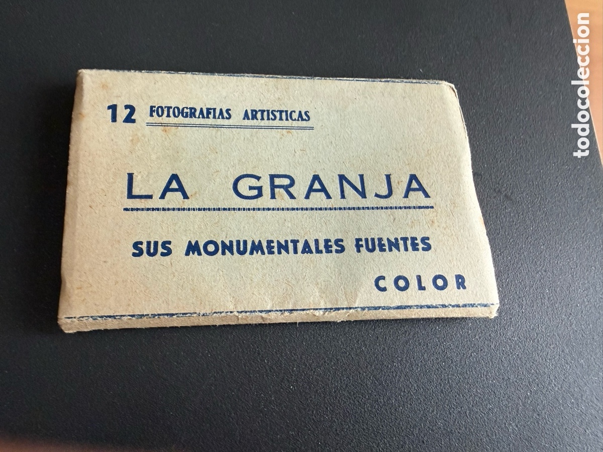 Postales: 12 Fotograf&iacute;as Art&iacute;sticas. LA GRANJA. Y sus Monumentales Fuentes