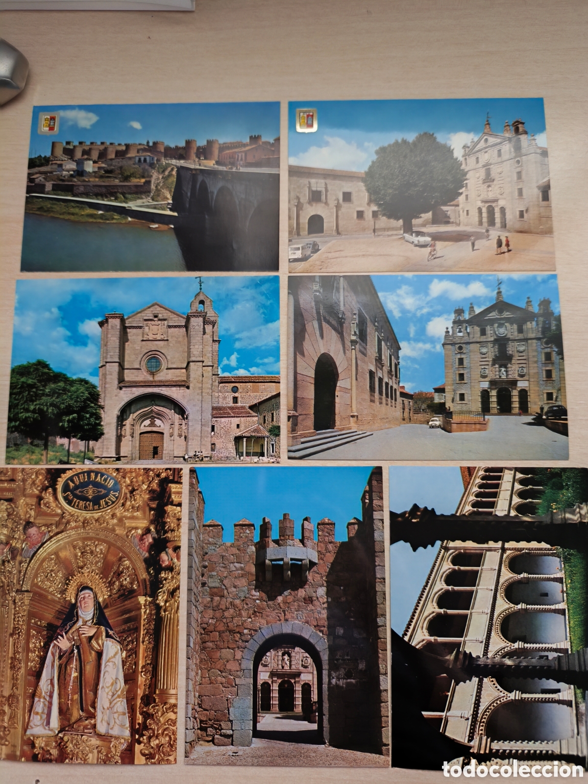 Postales: lote 7 postales AVILA
