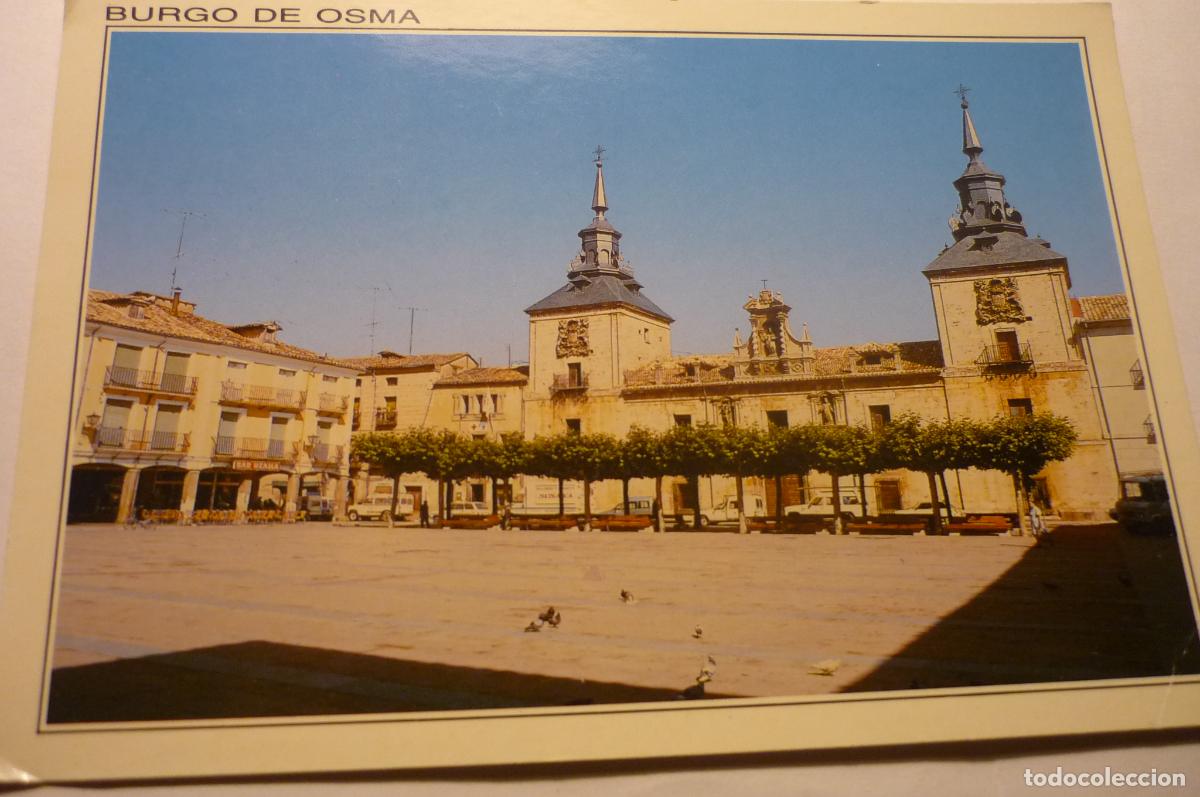 Postales: postal burgo de osma pl,mayor circulada