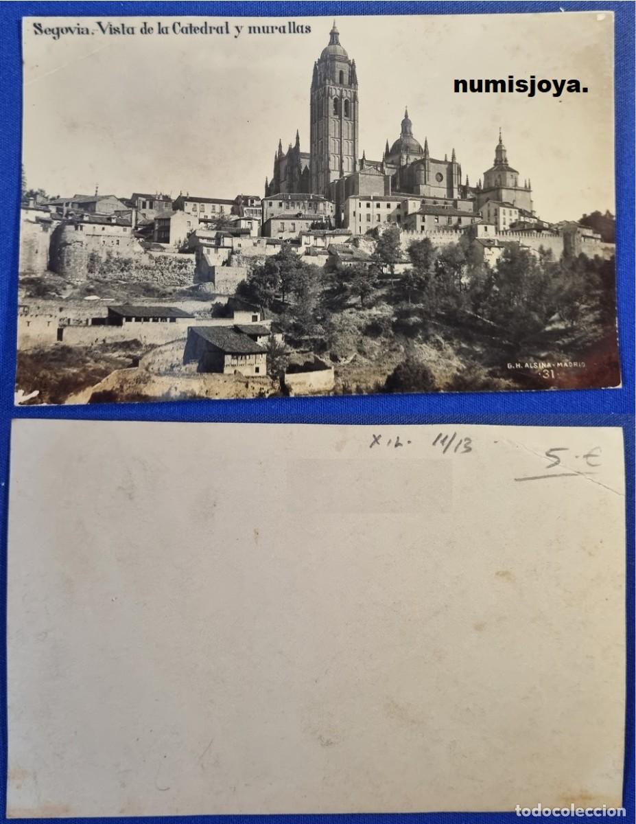 Postales: Postal Segovia (Espa&ntilde;a) a&ntilde;o 1910. VISTA PARCIAL. Ed. ALSINA.