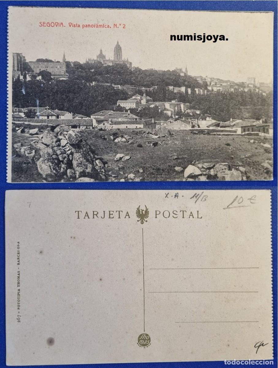 Postales: Postal Segovia (Espa&ntilde;a) a&ntilde;o 1910. VISTA PANORAMICA. Fot. THOMAS.