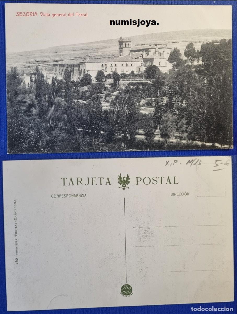 Postales: Postal Segovia (Espa&ntilde;a) a&ntilde;o 1910. VISTA general del Parral. Fot. THOMAS.