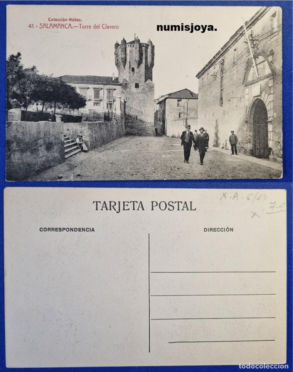 Postales: Postal Salamaca (Espa&ntilde;a) a&ntilde;o 1910. Torre del Clavero. Col. NU&Ntilde;EZ.