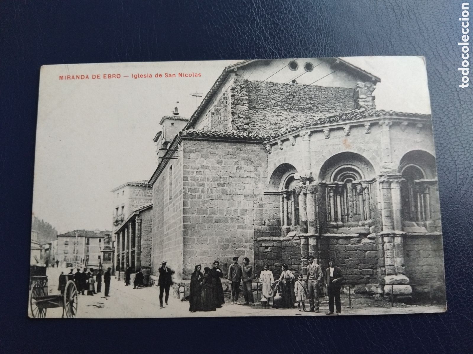 Postales: Postal Miranda de Ebro. Iglesia San Nicol&aacute;s