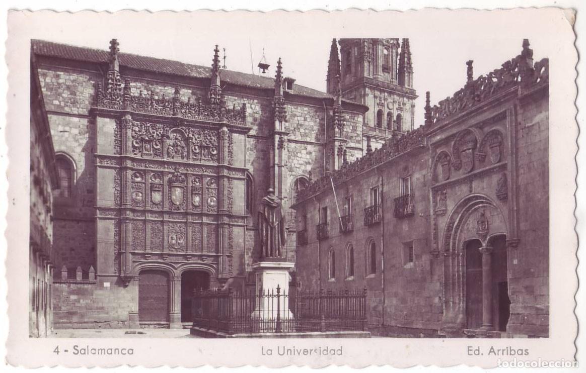 Postales: Salamanca: La Universidad. Ed. Arribas. No circulada (A&ntilde;os 50)