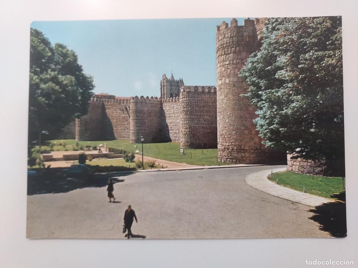 Postales: POSTAL AVILA MURALLAS PUERTA DE SAN VICENTE. 1964. SIN CIRCULAR. GARRABELLA 28