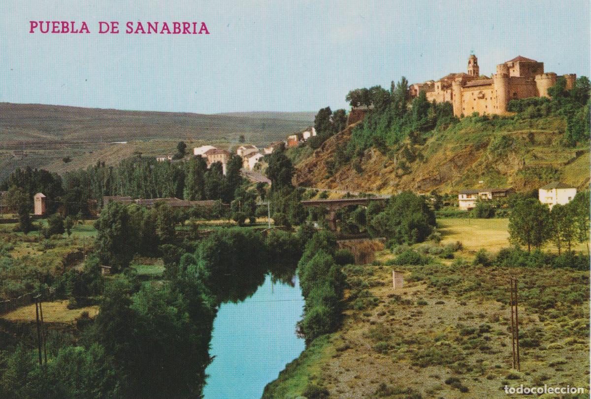 Postales: PUEBLA DE SANABRIA (ZAMORA) CASTILLO Y RIO TERA - EDICIONES PARIS 994 - S/C