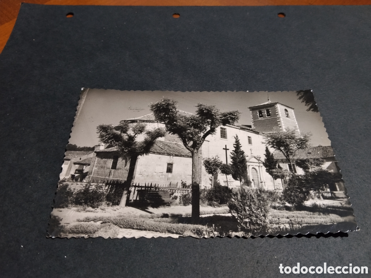 Postales: Postal antigua Pe&ntilde;afiel, iglesia San Miguel de Reoyo
