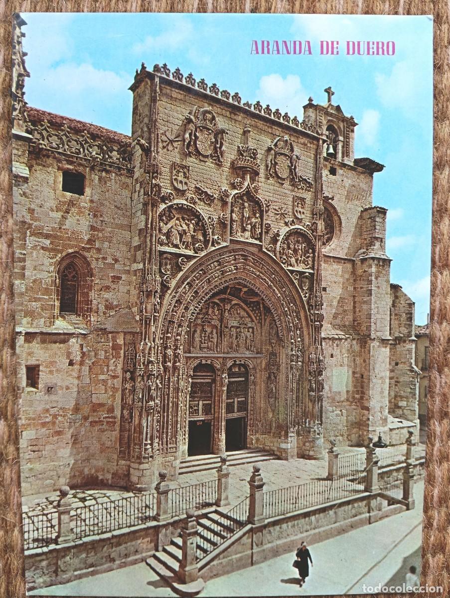 Postales: ARANDA DE DUERO - BURGOS - IGLESIA DE SANTA MARIA - ED. PARIS