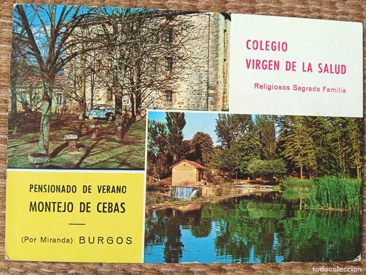 Postales: MIRANDA DE EBRO - BURGOS - COLEGIO VIRGEN DE LA SALUD - MONTEJO DE CEBAS