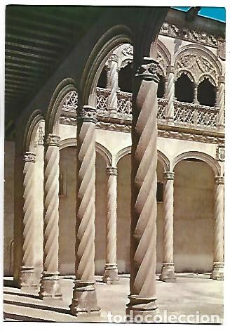 Postales: COLUMNAS, PATIO DEL COLEGIO DE SAN GREGORIO.- MUSEO N. ESCULTURA.- VALLADOLID