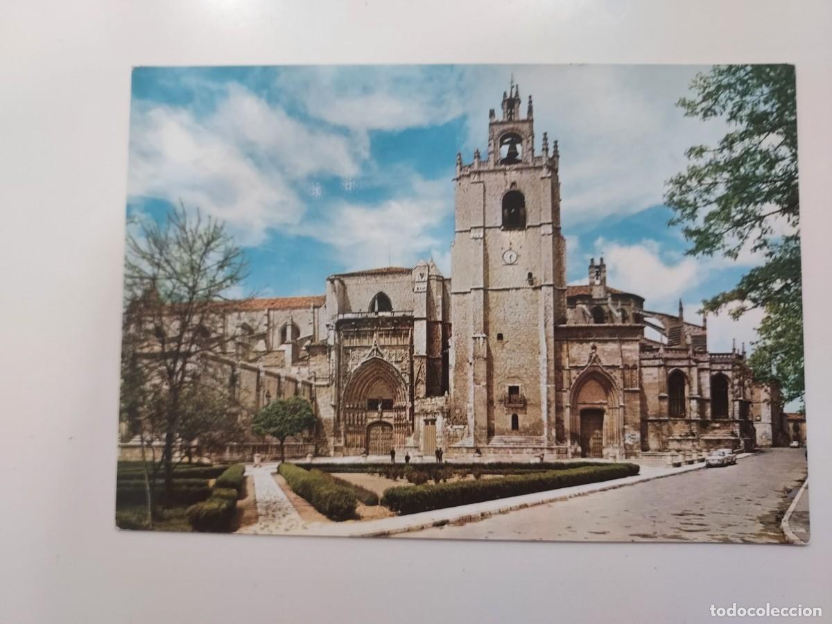 Postales: POSTAL PALENCIA CATEDRAL DE SAN ANTOLIN. 1967. LITOGRAFIA MADRILE&Ntilde;A. SIN CIRCULAR. TRASERA EN BLANCO