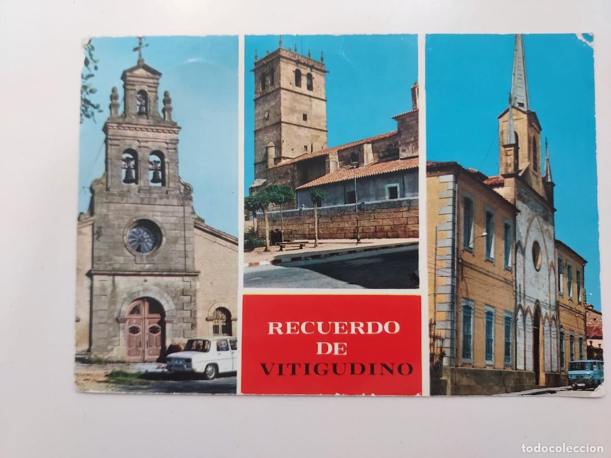 Postales: POSTAL VITIGUDINO ERMITA DE NUESTRA SE&Ntilde;ORA DEL SOCORRO. 1968. CIRCULADA. SALAMANCA
