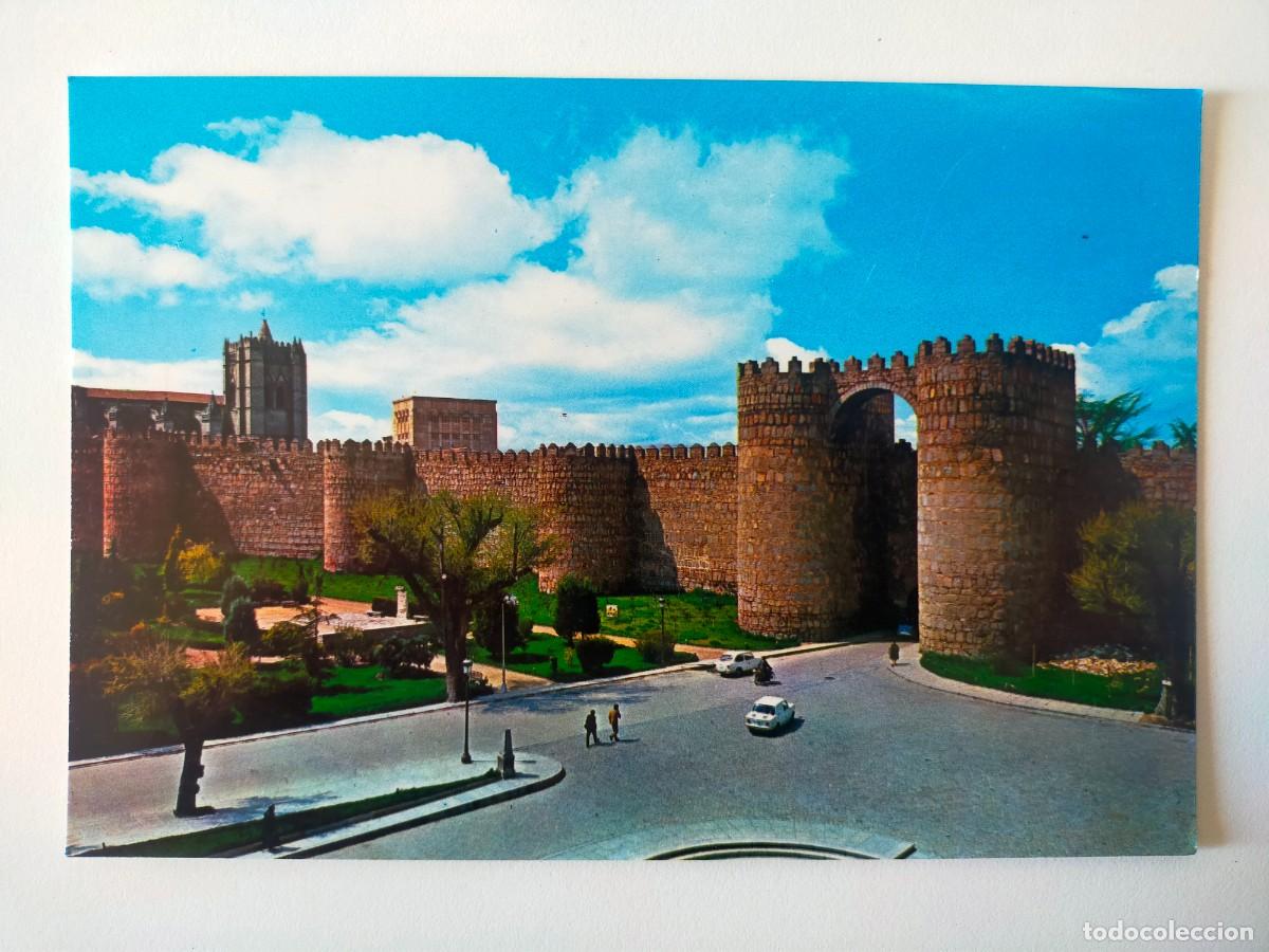 Postales: Postal AVILA: Puerta de San Vicente - Edic. Beascoa.